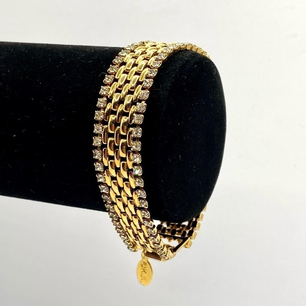 KJL Kenneth Jay Lane Bracelet Crystals Vintage
